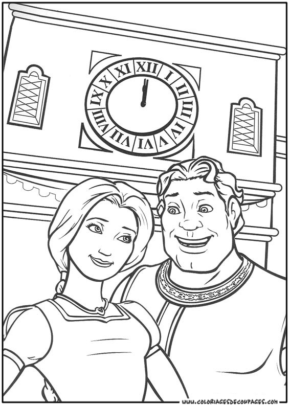 Coloring page: Shrek (Animation Movies) #115221 - Free Printable Coloring Pages