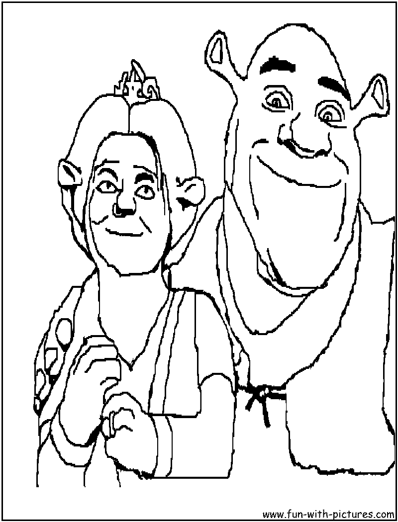 Coloring page: Shrek (Animation Movies) #115237 - Free Printable Coloring Pages