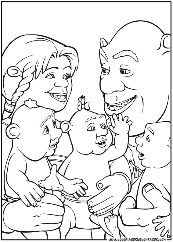 Coloring page: Shrek (Animation Movies) #115250 - Free Printable Coloring Pages