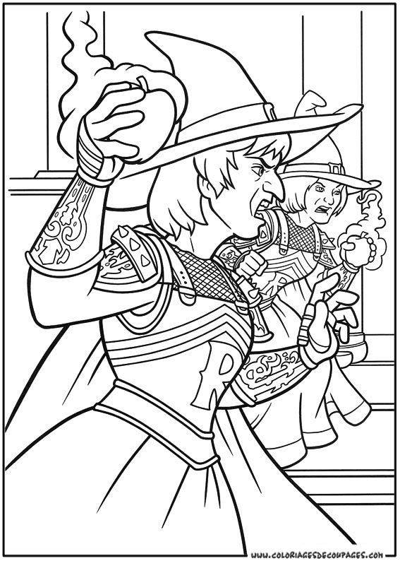 Coloring page: Shrek (Animation Movies) #115266 - Free Printable Coloring Pages