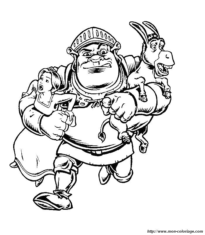 Coloring page: Shrek (Animation Movies) #115275 - Free Printable Coloring Pages
