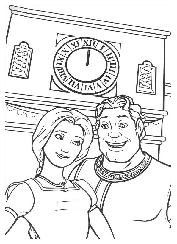 Coloring page: Shrek (Animation Movies) #115296 - Free Printable Coloring Pages