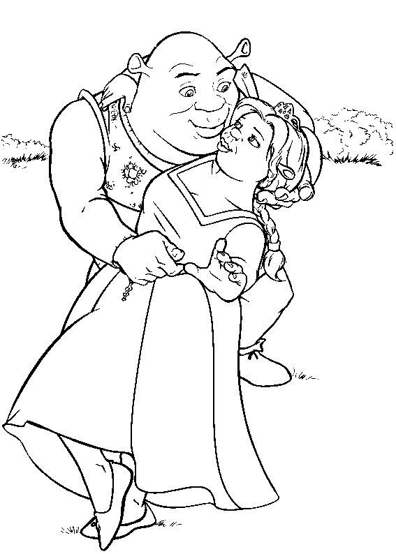 Coloring page: Shrek (Animation Movies) #115303 - Free Printable Coloring Pages