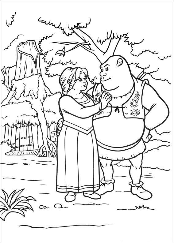 Coloring page: Shrek (Animation Movies) #115305 - Free Printable Coloring Pages