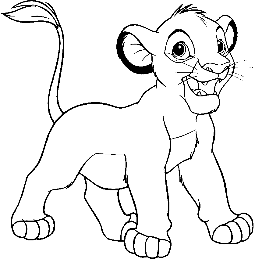 Coloring page: Simba (Animation Movies) #169999 - Free Printable Coloring Pages