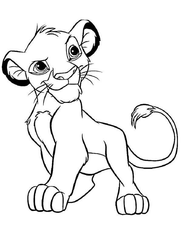 Coloring page: Simba (Animation Movies) #170000 - Free Printable Coloring Pages