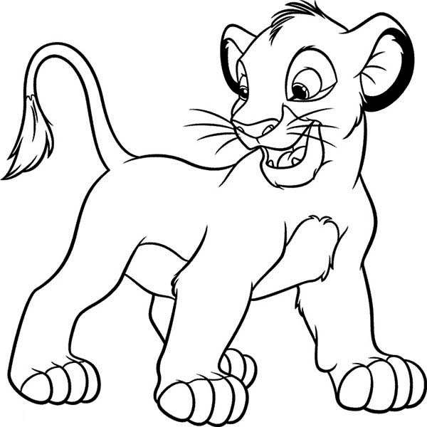 Coloring page: Simba (Animation Movies) #170013 - Free Printable Coloring Pages