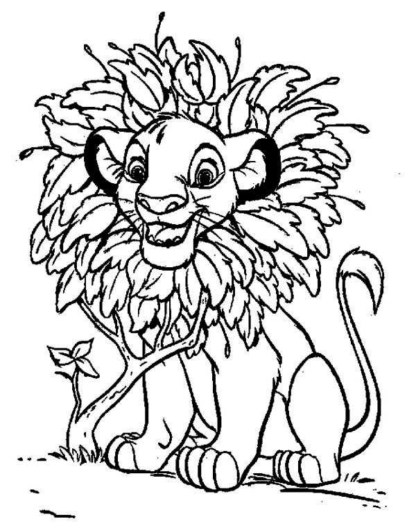 Coloring page: Simba (Animation Movies) #170023 - Free Printable Coloring Pages