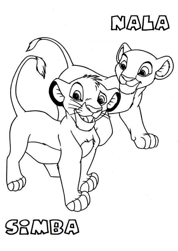 Coloring page: Simba (Animation Movies) #170024 - Free Printable Coloring Pages