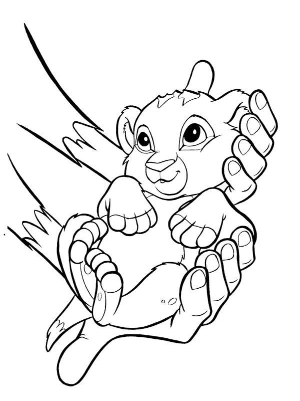 Coloring page: Simba (Animation Movies) #170034 - Free Printable Coloring Pages