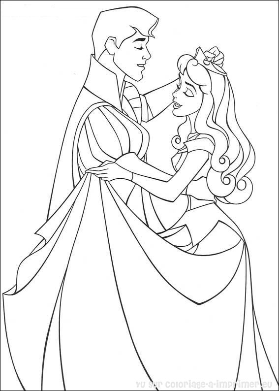Coloring page: Sleeping Beauty (Animation Movies) #130723 - Free Printable Coloring Pages