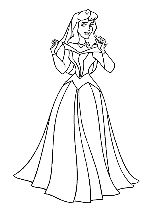Coloring page: Sleeping Beauty (Animation Movies) #130726 - Free Printable Coloring Pages