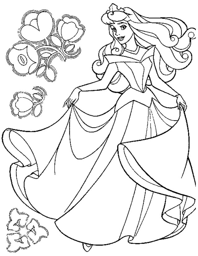 Coloring page: Sleeping Beauty (Animation Movies) #130727 - Free Printable Coloring Pages