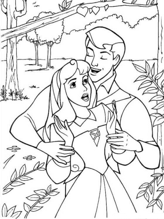 Coloring page: Sleeping Beauty (Animation Movies) #130746 - Free Printable Coloring Pages