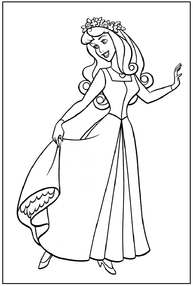 Coloring page: Sleeping Beauty (Animation Movies) #130748 - Free Printable Coloring Pages