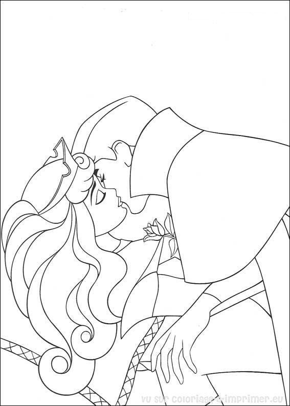 Coloring page: Sleeping Beauty (Animation Movies) #130749 - Free Printable Coloring Pages