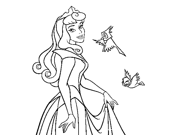 Coloring page: Sleeping Beauty (Animation Movies) #130751 - Free Printable Coloring Pages