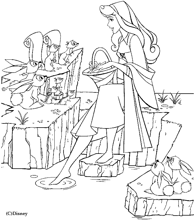 Coloring page: Sleeping Beauty (Animation Movies) #130752 - Free Printable Coloring Pages
