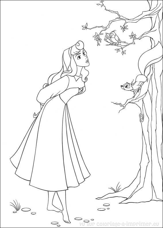 Coloring page: Sleeping Beauty (Animation Movies) #130756 - Free Printable Coloring Pages