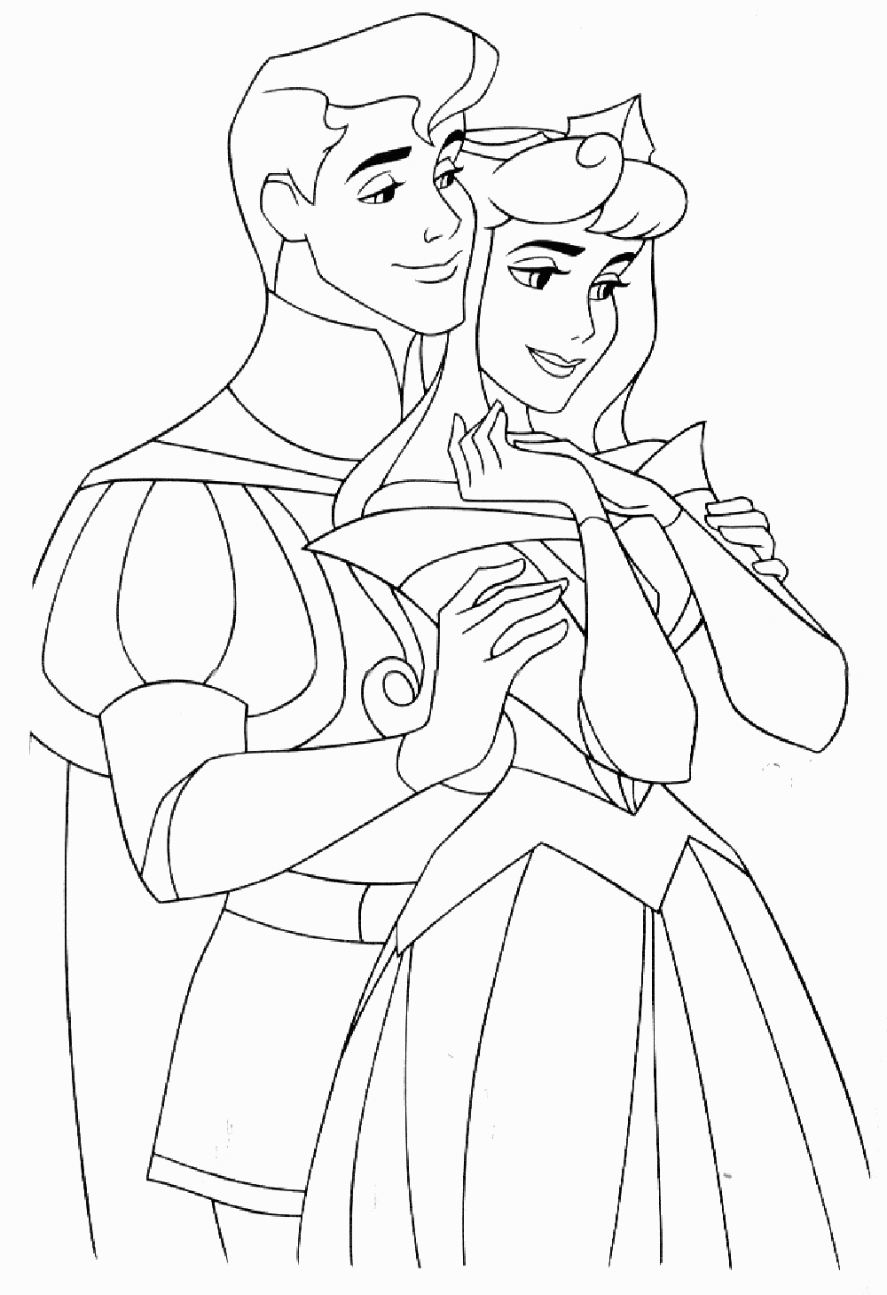 Coloring page: Sleeping Beauty (Animation Movies) #130761 - Free Printable Coloring Pages
