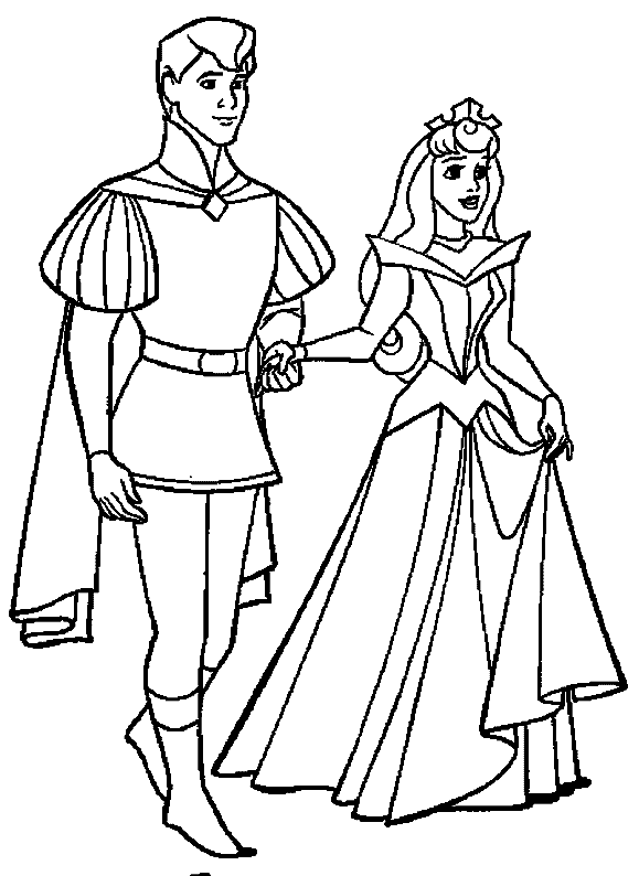 Coloring page: Sleeping Beauty (Animation Movies) #130766 - Free Printable Coloring Pages