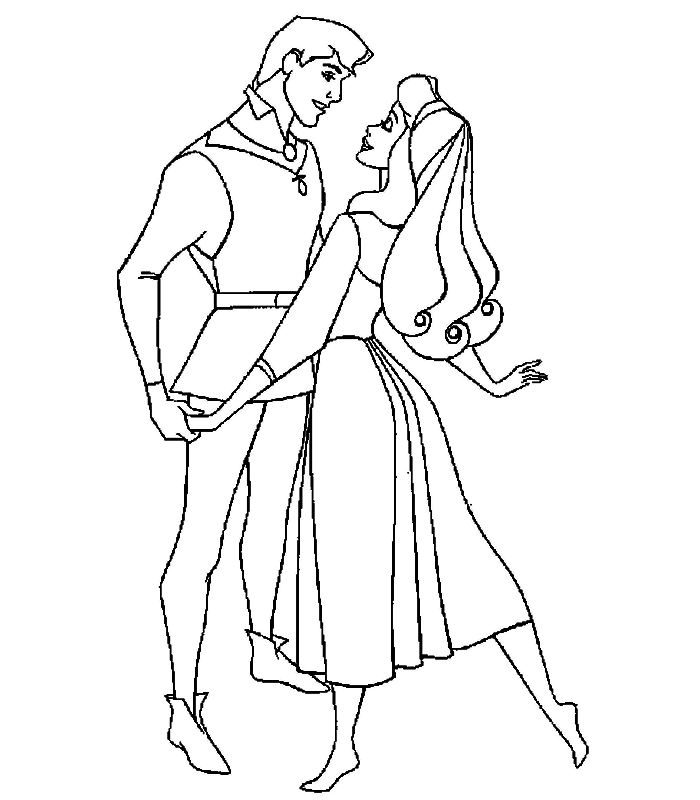 Coloring page: Sleeping Beauty (Animation Movies) #130769 - Free Printable Coloring Pages