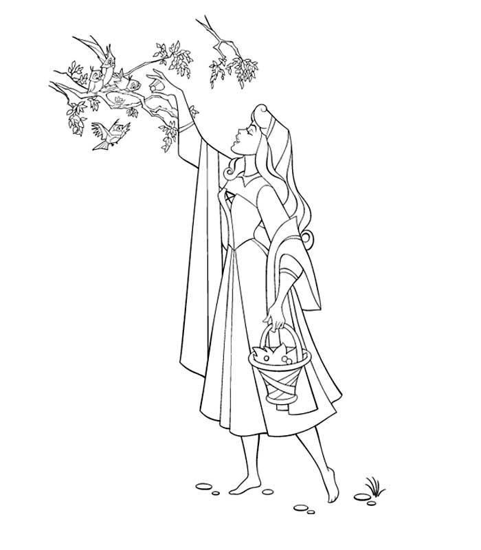 Coloring page: Sleeping Beauty (Animation Movies) #130771 - Free Printable Coloring Pages