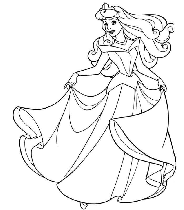 Coloring page: Sleeping Beauty (Animation Movies) #130776 - Free Printable Coloring Pages