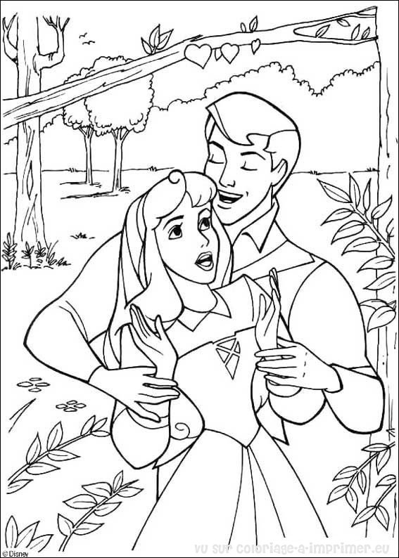 Coloring page: Sleeping Beauty (Animation Movies) #130784 - Free Printable Coloring Pages