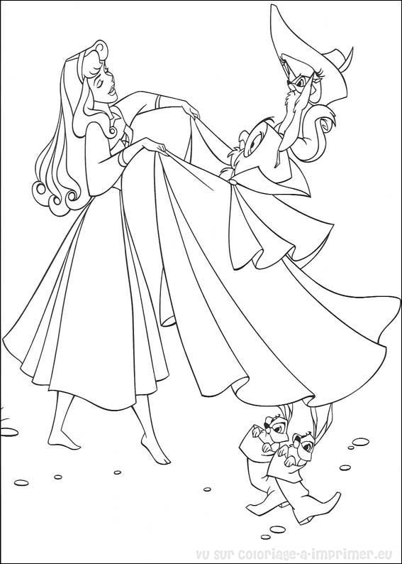 Coloring page: Sleeping Beauty (Animation Movies) #130786 - Free Printable Coloring Pages