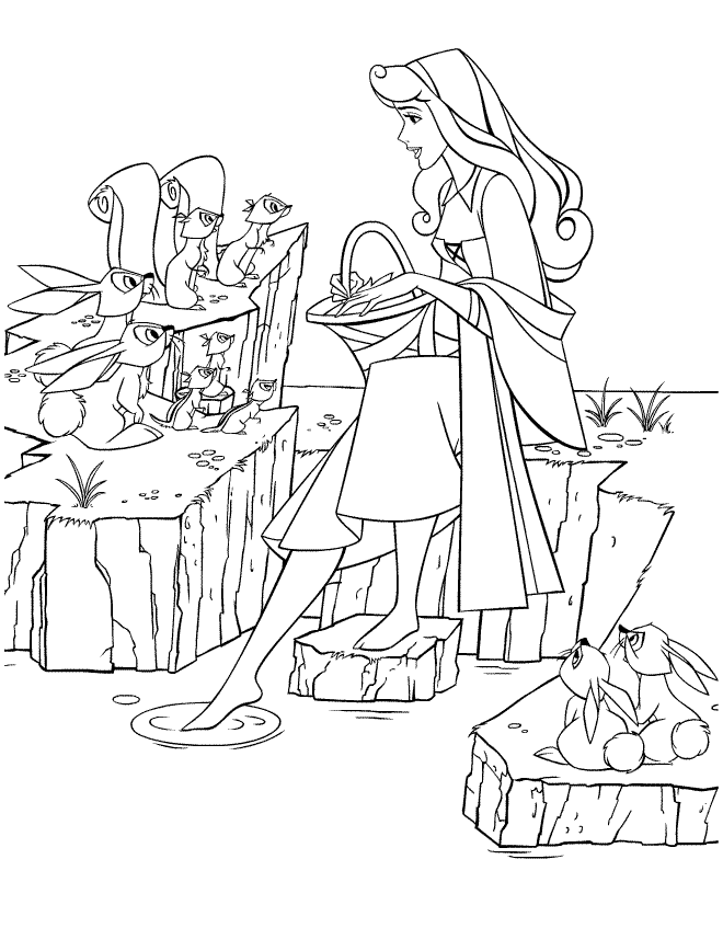 Coloring page: Sleeping Beauty (Animation Movies) #130798 - Free Printable Coloring Pages