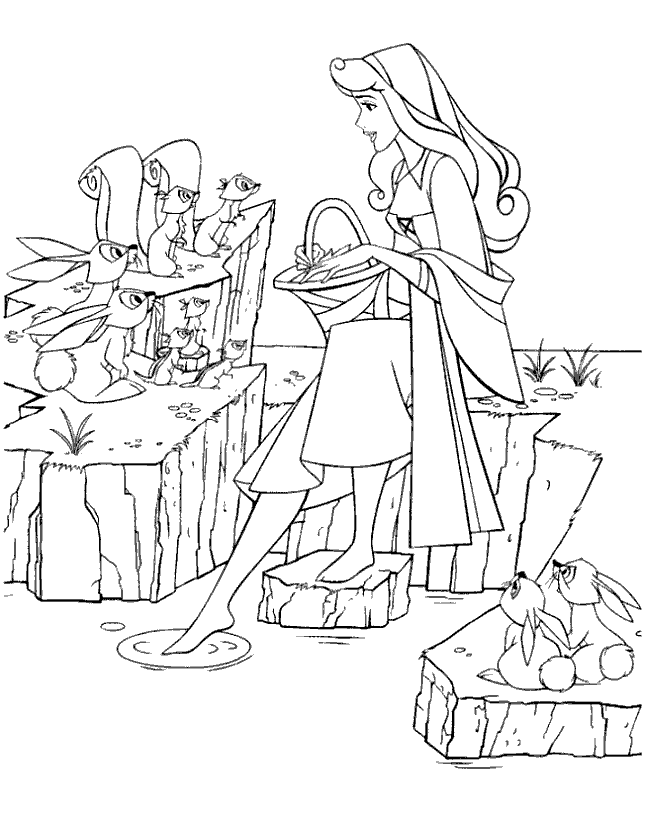 Coloring page: Sleeping Beauty (Animation Movies) #130804 - Free Printable Coloring Pages