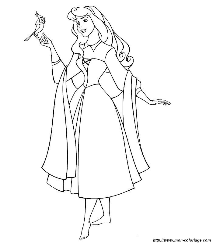 Coloring page: Sleeping Beauty (Animation Movies) #130810 - Free Printable Coloring Pages