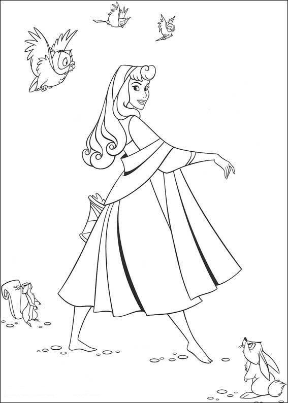 Coloring page: Sleeping Beauty (Animation Movies) #130818 - Free Printable Coloring Pages
