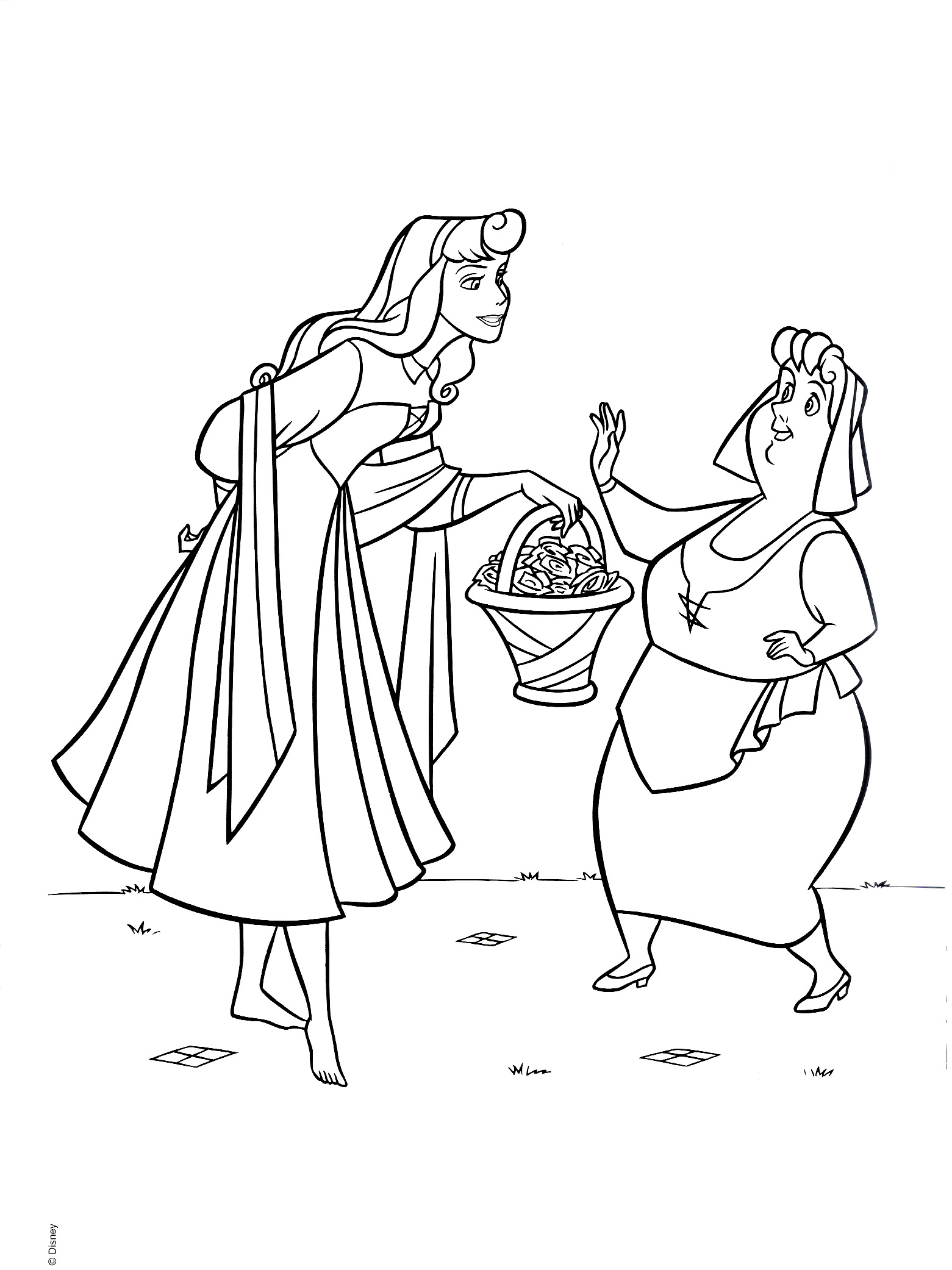 Coloring page: Sleeping Beauty (Animation Movies) #130823 - Free Printable Coloring Pages