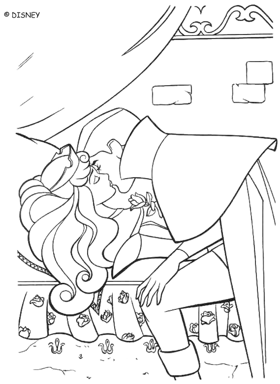 Coloring page: Sleeping Beauty (Animation Movies) #130830 - Free Printable Coloring Pages