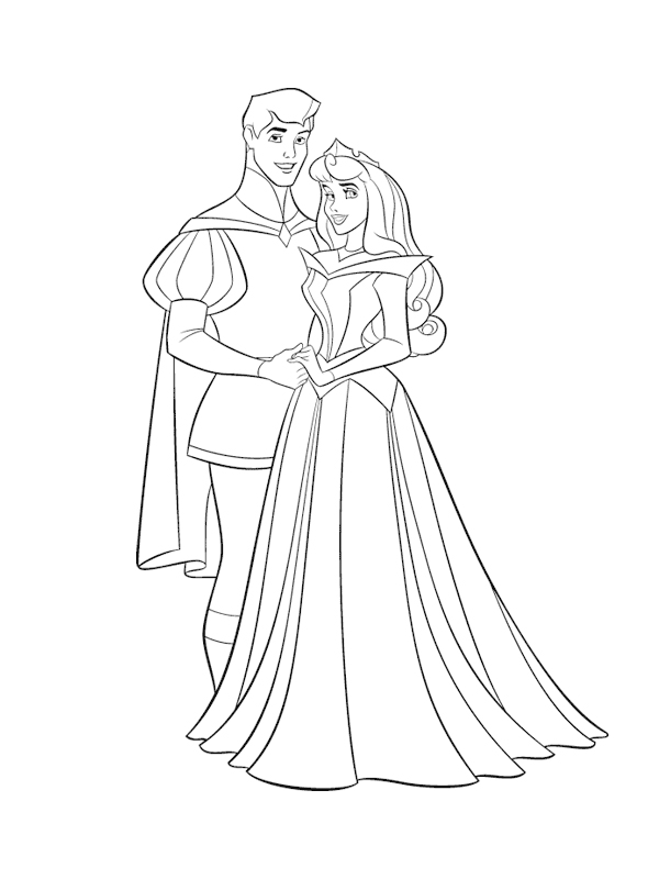 Coloring page: Sleeping Beauty (Animation Movies) #130833 - Free Printable Coloring Pages