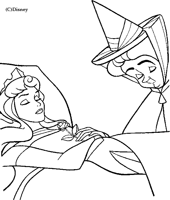 Coloring page: Sleeping Beauty (Animation Movies) #130839 - Free Printable Coloring Pages