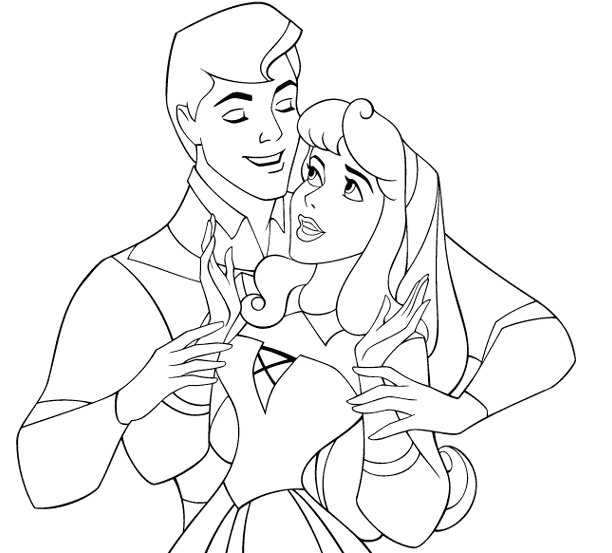 Coloring page: Sleeping Beauty (Animation Movies) #130842 - Free Printable Coloring Pages