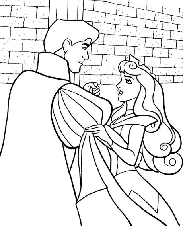 Coloring page: Sleeping Beauty (Animation Movies) #130844 - Free Printable Coloring Pages