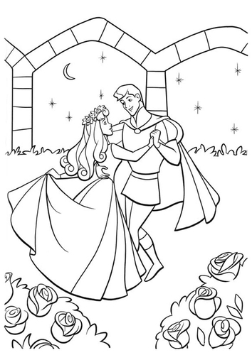 Coloring page: Sleeping Beauty (Animation Movies) #130847 - Free Printable Coloring Pages