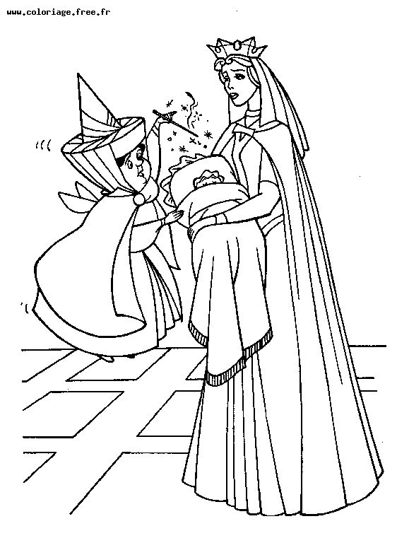 Coloring page: Sleeping Beauty (Animation Movies) #130856 - Free Printable Coloring Pages