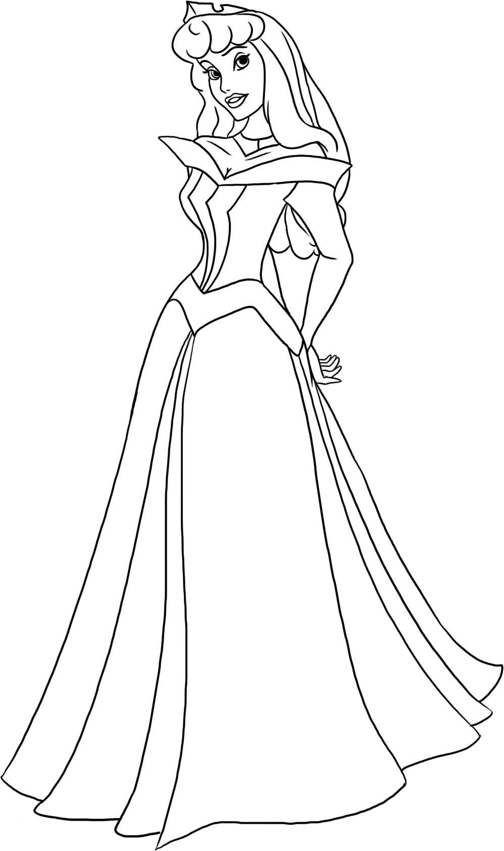 Coloring page: Sleeping Beauty (Animation Movies) #130860 - Free Printable Coloring Pages