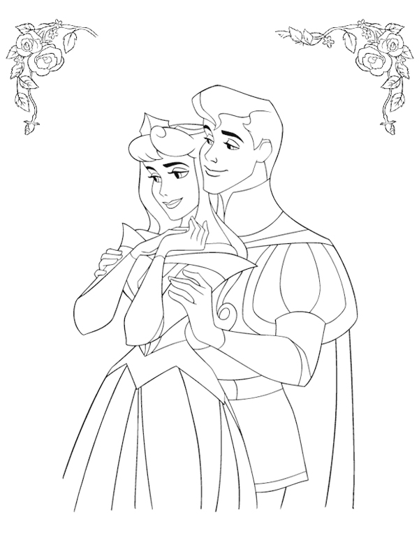 Coloring page: Sleeping Beauty (Animation Movies) #130876 - Free Printable Coloring Pages