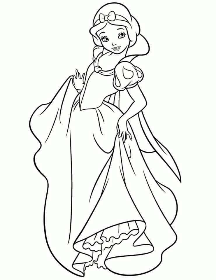 Coloring page: Snow White (Animation Movies) #178577 - Free Printable Coloring Pages
