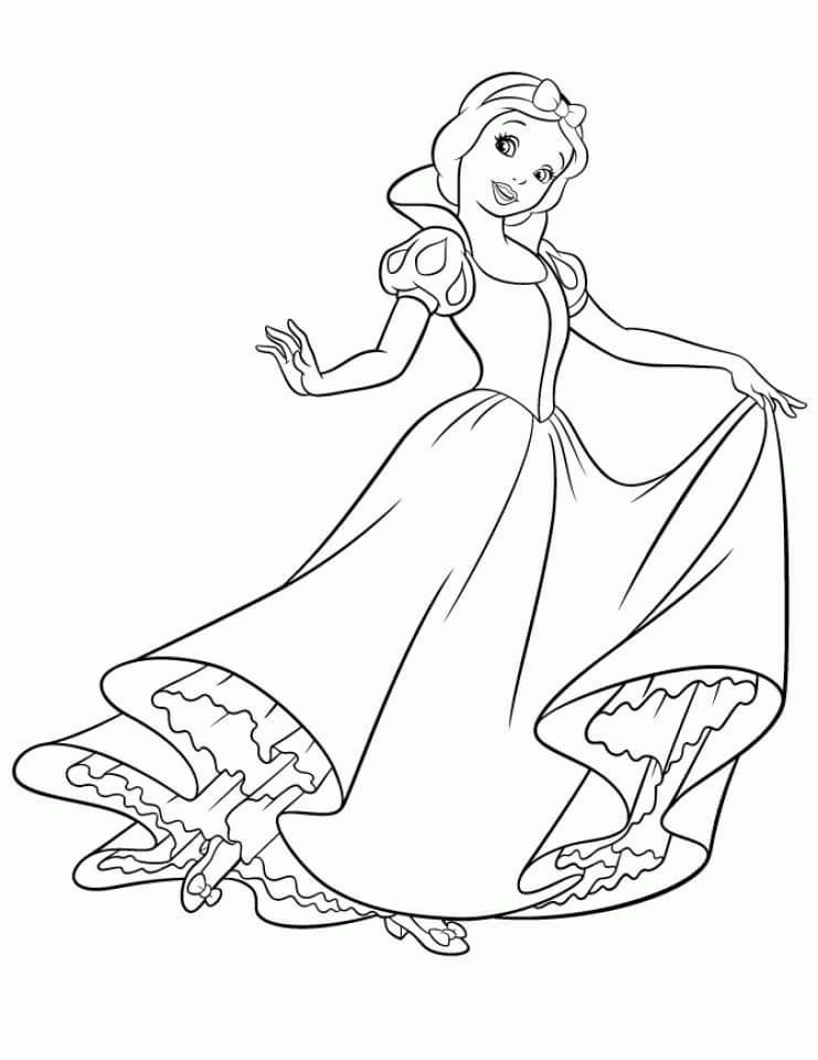 Coloring page: Snow White (Animation Movies) #178582 - Free Printable Coloring Pages