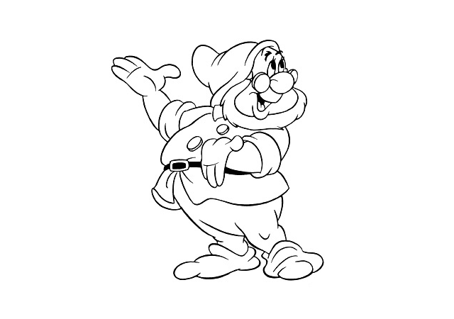 Coloring page: Snow White and the Seven Dwarfs (Animation Movies) #133839 - Free Printable Coloring Pages