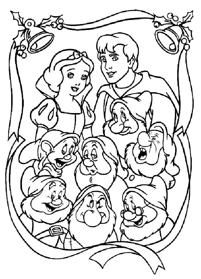 Coloring page: Snow White and the Seven Dwarfs (Animation Movies) #133846 - Free Printable Coloring Pages