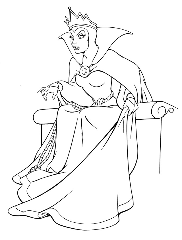Coloring page: Snow White and the Seven Dwarfs (Animation Movies) #133848 - Free Printable Coloring Pages