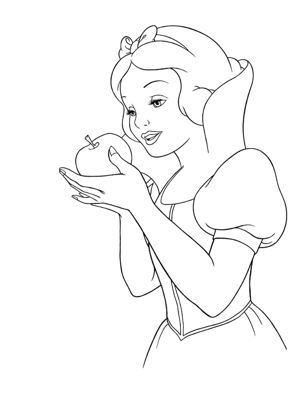 Coloring page: Snow White and the Seven Dwarfs (Animation Movies) #133849 - Free Printable Coloring Pages
